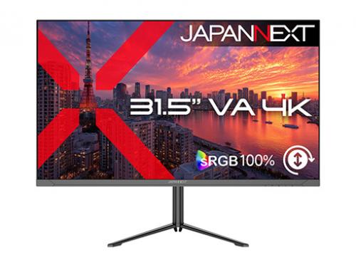 JAPANNEXT JN-V315U2-HSP 液晶ディスプレイ 31.5型/3840×2160/HDMI×2、DP×1/ブラック/スピーカー有/2年保証