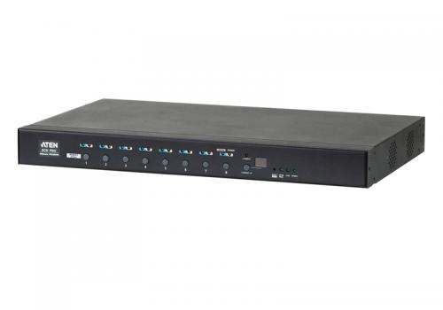 ATEN PE6208AVA 電源計測・管理機能搭載 1U筐体分離タイプ ラックマウントPDU（1U/100V/15A/NEMAタイプ 8ポート）