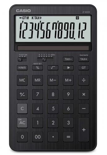Rakuten - CASIO JF-M200-BK-N デザイン電卓 スタイリッシュ アイアンブラック