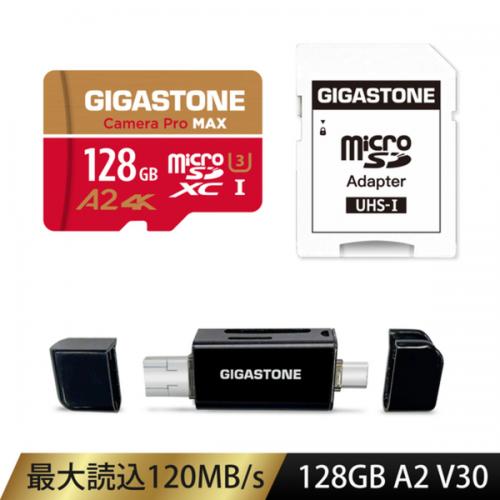 型番:GJMX-128G4KGRJANコード:4573499584536●128GB●microSDXC●U3●UHS-I●A2●4K●便利なUSB/Type-Cカードリーダー付属●アプリケーションパフォーマンス（A2スペック）●Full HD●最大読み込み速度120MB/s●台湾製造なのでデータの機密性が高い●安心の5年復旧保証●マイクロSDカードの特徴●高品質のNAND フラッシュと高性能コントローラを採用●防水●耐衝撃●安定●高耐久性●高互換性●高速読み書き可能●高性能●耐熱性●耐低温●4Kビデオ撮影対応●Full HD写真対応●Full HD撮影対応●日本国内サポート●データバックアップ最適●オシャレなデザイン●スタイリッシュなデザイン●Switch・DJIドローン・アメリカGoPro動作確認●スマートフォンやタブレットでのスムーズなアプリケーション使用に互換性の高いA2グレード