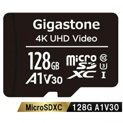 Sd Memory Cards - Gigastone GJMX-128GV3A1 microSDXCカード 128GB SDカードケース付き UHS-I U1 A1 V30スペック 最大読み取り速度95MB/s Full HDビデオ撮影対応