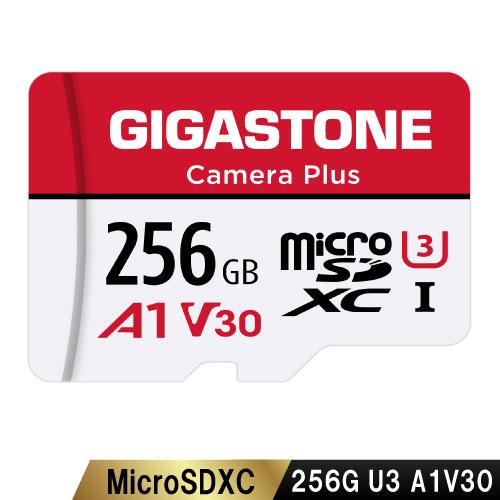 Sd Memory Cards - Gigastone GJMX-256GA1U3R microSDXCカード 256GB SDカードケース付き UHS-I U1 A1スペック 最大読み取り速度100MB/s 4K & Full HDビデオ撮影対応