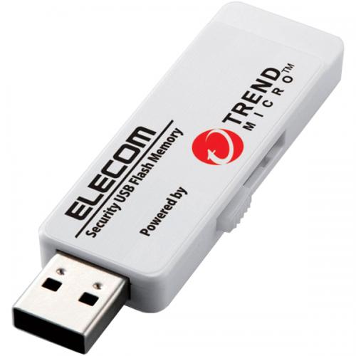 Flash Memory - ELECOM MF-PUVT304GM3 管理ソフト対応セキュリティUSB3.0メモリ(トレンドマイクロ)/4GB/3年ライセンス
