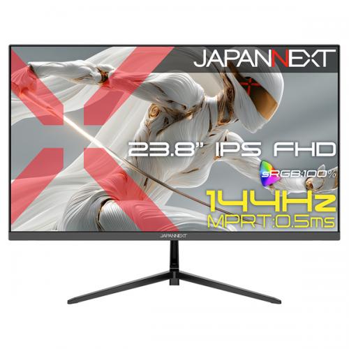 【法人様宛限定】JAPANNEXT JN-Ei238G144F ゲーミング液晶ディスプレイ 23.8型/1920×1080/HDMI×1、DP×1/ブラック/スピーカー有/2年保証