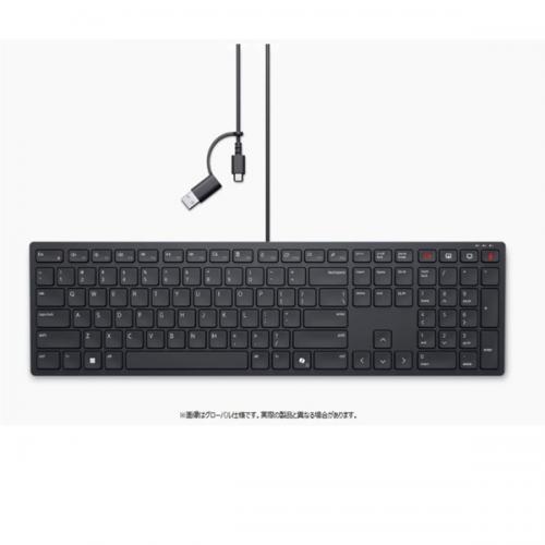 乐天商城 - 【法人様宛限定】Dell CK580-BBZR-0A Dell Pro有線コラボレーション キーボード - KB525C - English - SnP