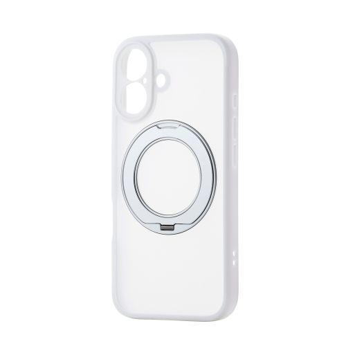 Rakuten - ELECOM PM-A24AMGSTKMWH iPhone 16/ハイブリッドケース/極限/MAGKEEP/スタンド/ホワイト