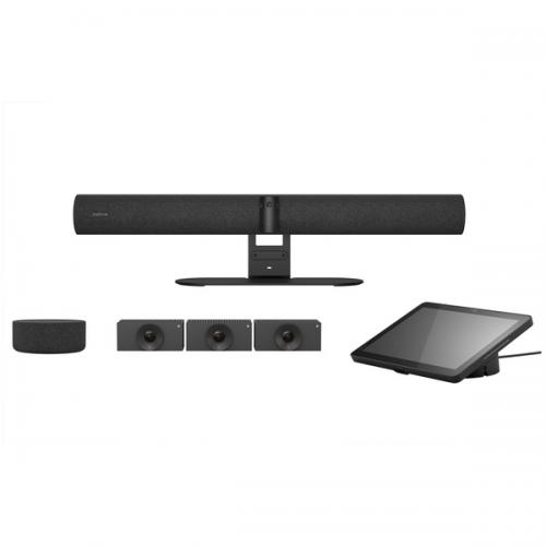 乐天商城 - GNオーディオ 9010-239 Jabra Android OS搭載一体型ビデオバー タッチコントローラー＆拡張オーディオ＆拡張カメラ3台付き 大会議室向け「PanaCast Room Kit Multi P55 VB&TC APAC SpkMic Crew」