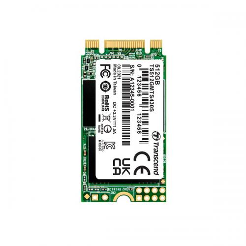 Transcend TS512GMTS430S 512GB M.2 2242 SSD SATA3 B+M Key