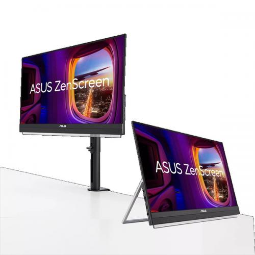 ASUS MB229CFZ 21.5型ワイド液晶ディスプレイ/1920×1080/USB-C 電力供給60W、HDMI/ブラック/スピーカー/イヤホンジャック/Cクランプ付属/ 広視野角IPSパネル採用