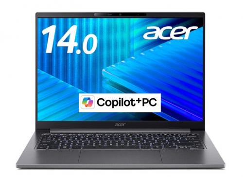 Acer(エイサー) TMX414-51-H73Y Acer TravelMate X4 14 AI (Core Ultra 7プロセッサー 258V/32GB/SSD・512GB/光学ドライブなし/Win11Pro64/Officeなし/14型/Copilot+PC)