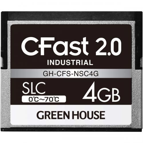 Compact Flash - グリーンハウス GH-CFS-NSC4G CFast2.0 SLC 0度～70度 4GB 3年保証