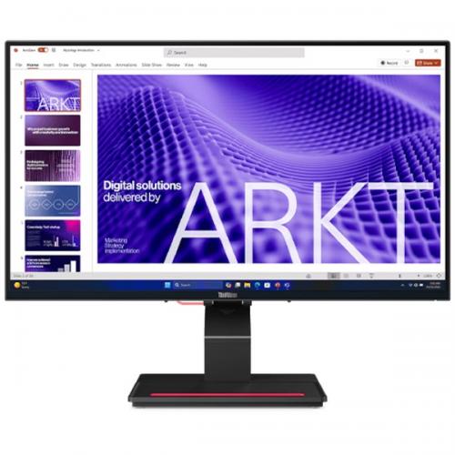 レノボ 64D2GAR2JP ThinkVision T24D-4t (23.8型ワイド液晶ディスプレイ/1920×1080/USB-C、HDMI、DP/ブラック/スピーカー：なし/3年間フル保証/広視野角IPSパネル採用)