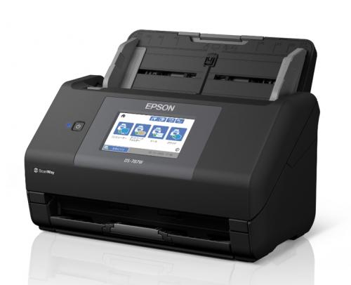 EPSON DS-787W A4ドキュメントスキャナー/シートフィード/両面同時読取/A4片面45枚/分/Wi-Fi対応/4.3型タッチパネル