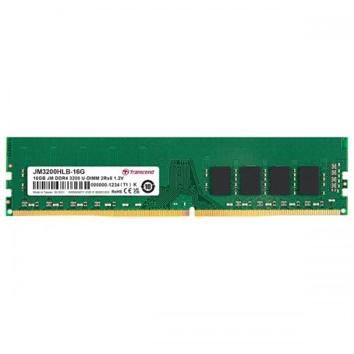 Transcend JM3200HLB-16G PC4-25600 (DDR4-3200) 対応 288ピン CL22 1.2V DDR4 Long-DIMM 16GB