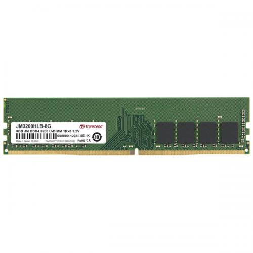Transcend JM3200HLB-8G 8GB JM DDR4 3200 U-DIMM 1Rx8 1Gx8 CL22 1.2V