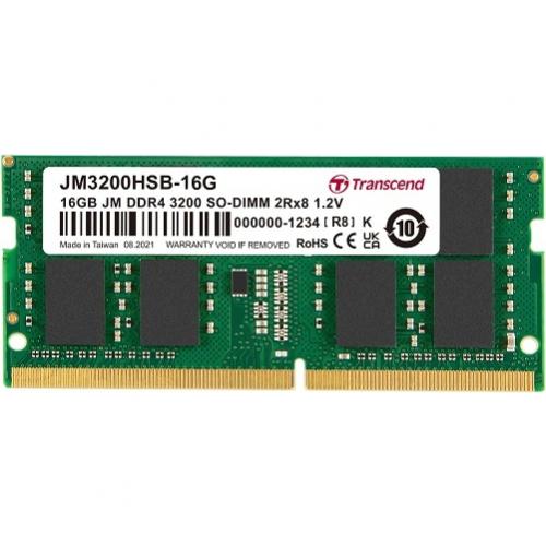 Transcend JM3200HSB-16G PC4-25600 (DDR4-3200) 対応 260ピン CL22 1.2V DDR4 SO-DIMM 16GB
