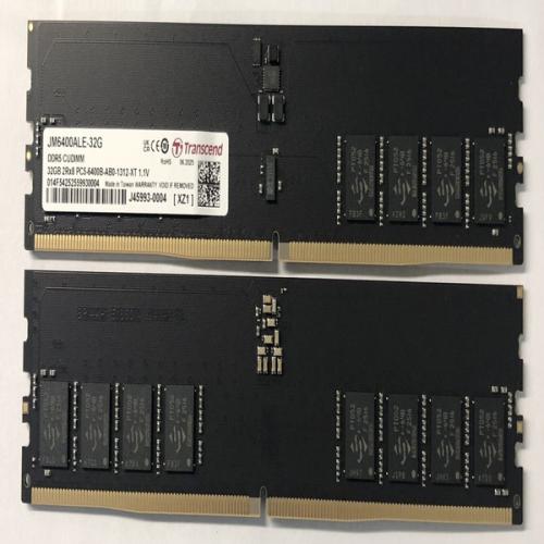 樂天商城 - Transcend JM6400ALE-32G PC5-51200 (DDR5-6400) 対応 288ピン CL52 1.1V DDR5 CUDIMM 32GB
