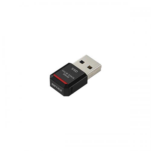 BUFFALO SSD-PST1.0U3-BA PC対応 USB3.2(Gen2)対応 TV録画対応 SSD 1TB ブラック