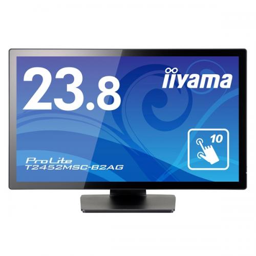 iiyama T2452MSC-B2AG 静電容量方式タッチパネルディスプレイ 23.8型/1920×1080/HDMI、DisplayPort/ブラック/スピーカーあり/IPS方式パネル/昇降/3年保証