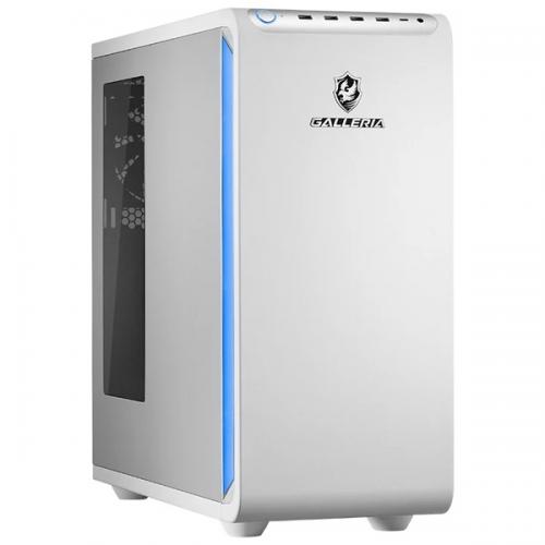 型番:XMR9A-R55-WL-B(IDT)3年ピックアップ保証。ホワイト×ライトグレイ ミドルタワーケース。
