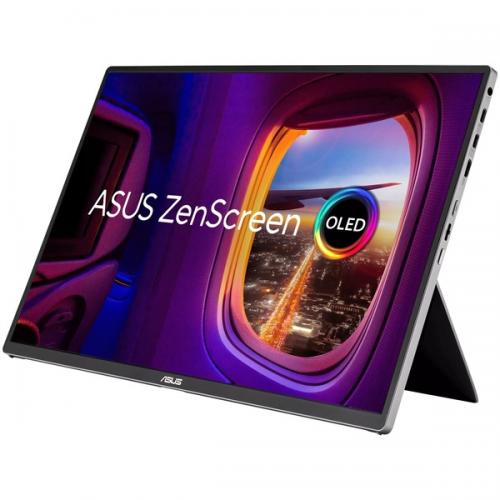 ASUS MQ16FC 16型ポータブルモニター/1920×1200/USB Type-C、Mini HDMI搭載/ブラック/スピーカーなし