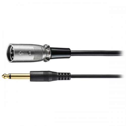 オーディオテクニカ AT-MI07/3.0 XLR変換ケーブル 3m （XLR-Mプラグ-φ6.3mmモノラ...