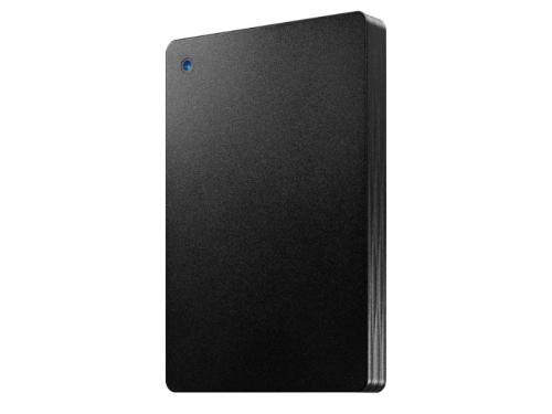 I-O DATA HDPH-UTV2KB USB 5Gbps（USB3.2 Gen1）＆USB-A接続ポータブルHDD「カクうす Lite」 ブラック 2TB