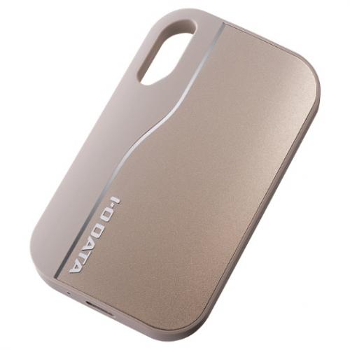 I-O DATA SSCA-SUW1CP USB 20Gbps（USB 3.2 Gen2×2）USB-C/USB-A対応 ポータブルSSD 1TB シャンパンゴールド