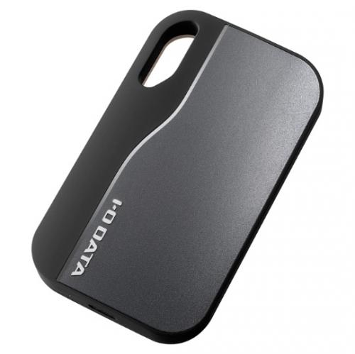 I-O DATA SSCA-SUW500GR USB 20Gbps（USB 3.2 Gen2×2）USB-C/USB-A対応 ポータブルSSD 500GB ダークグレー