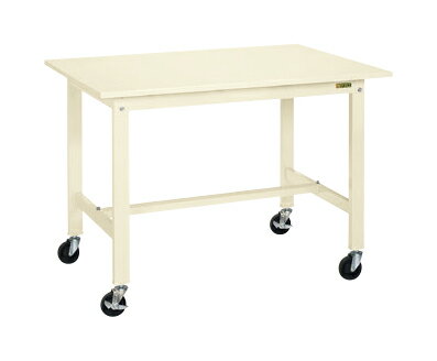 ●外寸：W900×D750×H840mm●全高：840mm●本体色：アイボリー●耐荷重：200kg●質量：34kg●キャスター：100φゴム車●天板種類：スチール●改正RoHS10物質対応