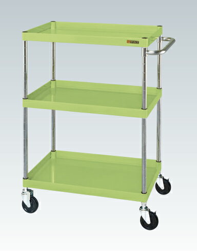 【法人様宛限定】サカエ CSP-60113Y CSパールワゴン（中量タイプ・直進安定金具付）(4)