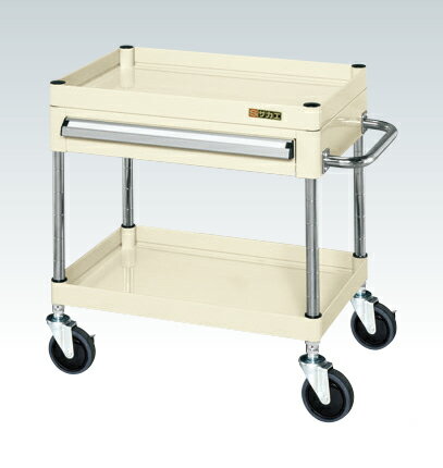 【法人様宛限定】サカエ CSP-6062ASEI CSパールワゴン（中量タイプ・引出し付）