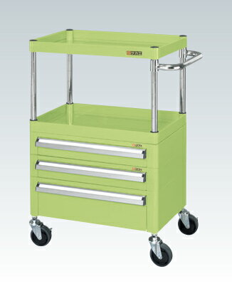 【法人様宛限定】サカエ CSP-7582A2CNUI CSパールワゴン（中量タイプ・引出し付）