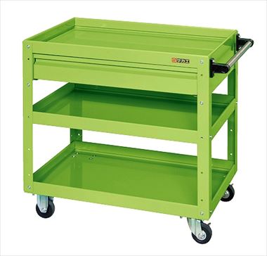 【法人様宛限定】サカエ CSWA-758C ニューCSスーパーワゴン（ゴム車・引出し付）