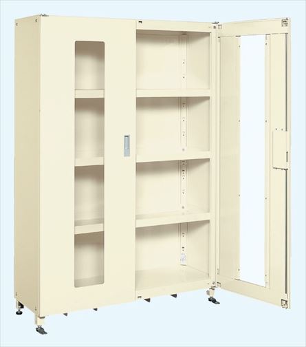 【法人様宛限定】サカエ SKS-124518AIK スーパージャンボ保管庫（組立式・透明窓付...