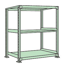 【法人様宛限定】サカエ RL-8113 ラークラック（150kg／段・単体・高さ1200mm・3段）