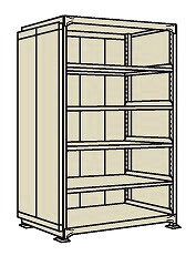 【法人様宛限定】サカエ PRLW-2116 ラークラックパネル付（150kg／段・単体・6段タイプ）