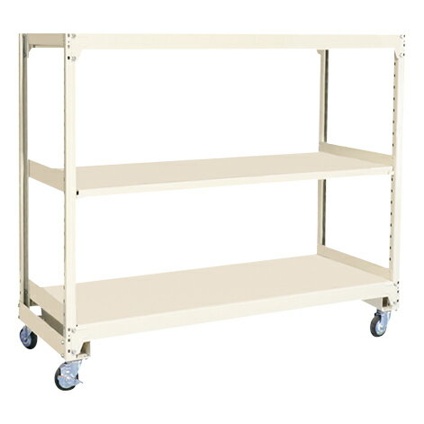 【法人様宛限定】サカエ MKKW-8123G 中量キャスターラックMKKW型（ゴム車・4輪自在キャスター）