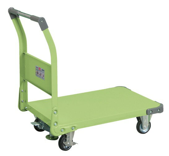樂天商城 - 【法人様宛限定】サカエ TAN-22F 特製四輪車（300kgタイプ・フロアストッパー付）