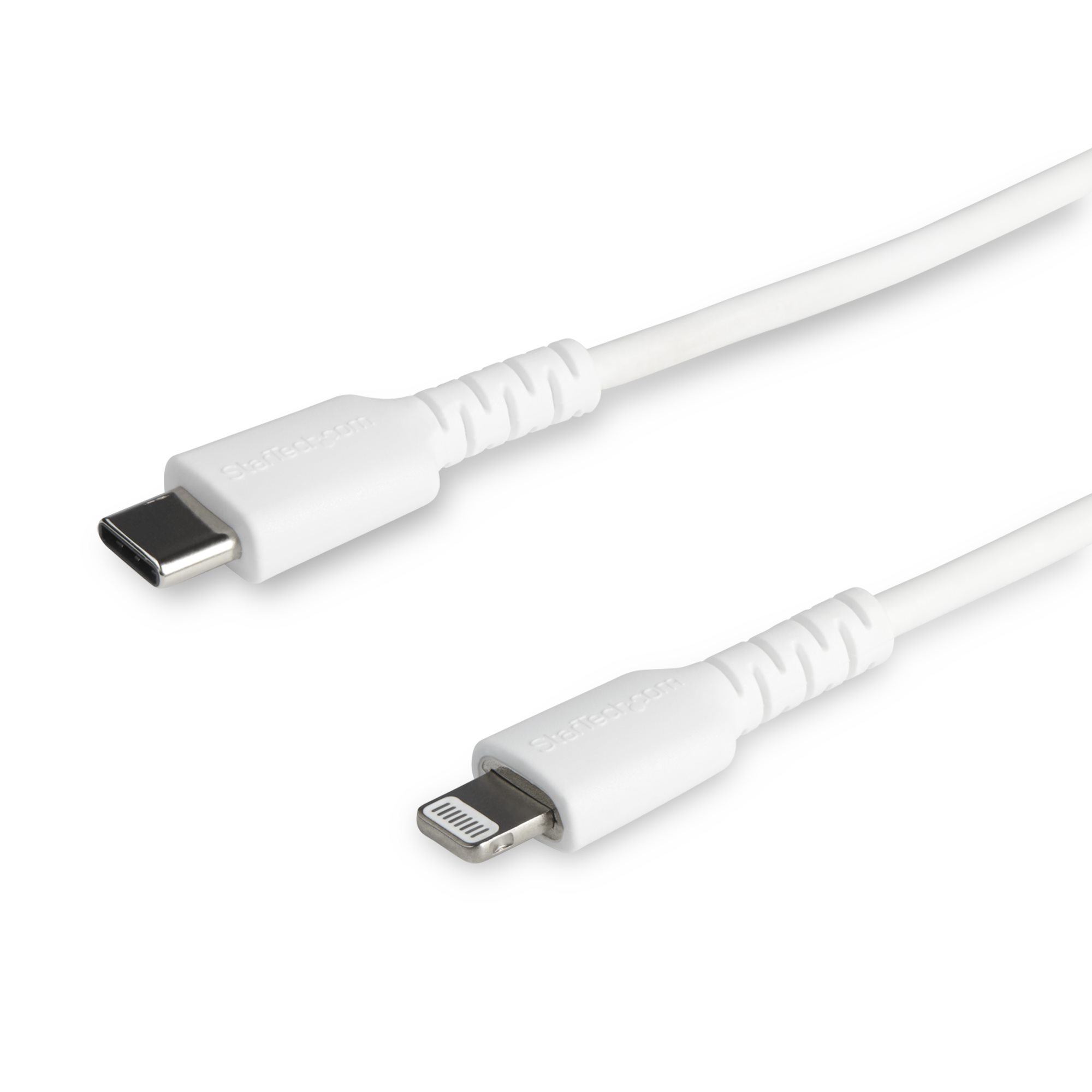 StarTech RUSBCLTMM2MW USB Type-C-Lightning ケーブル 2m ホワイト Apple MFi認証iPhone充電ケーブル 高耐久性 ライトニング-Type C ケーブル