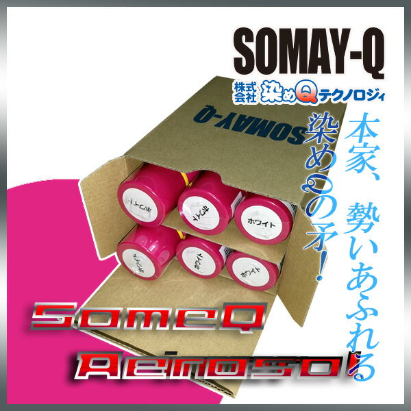 【ジーンズ染めQ】ホワイト 70ml人気のナノテクカラースプレー6pセット(送料無料)