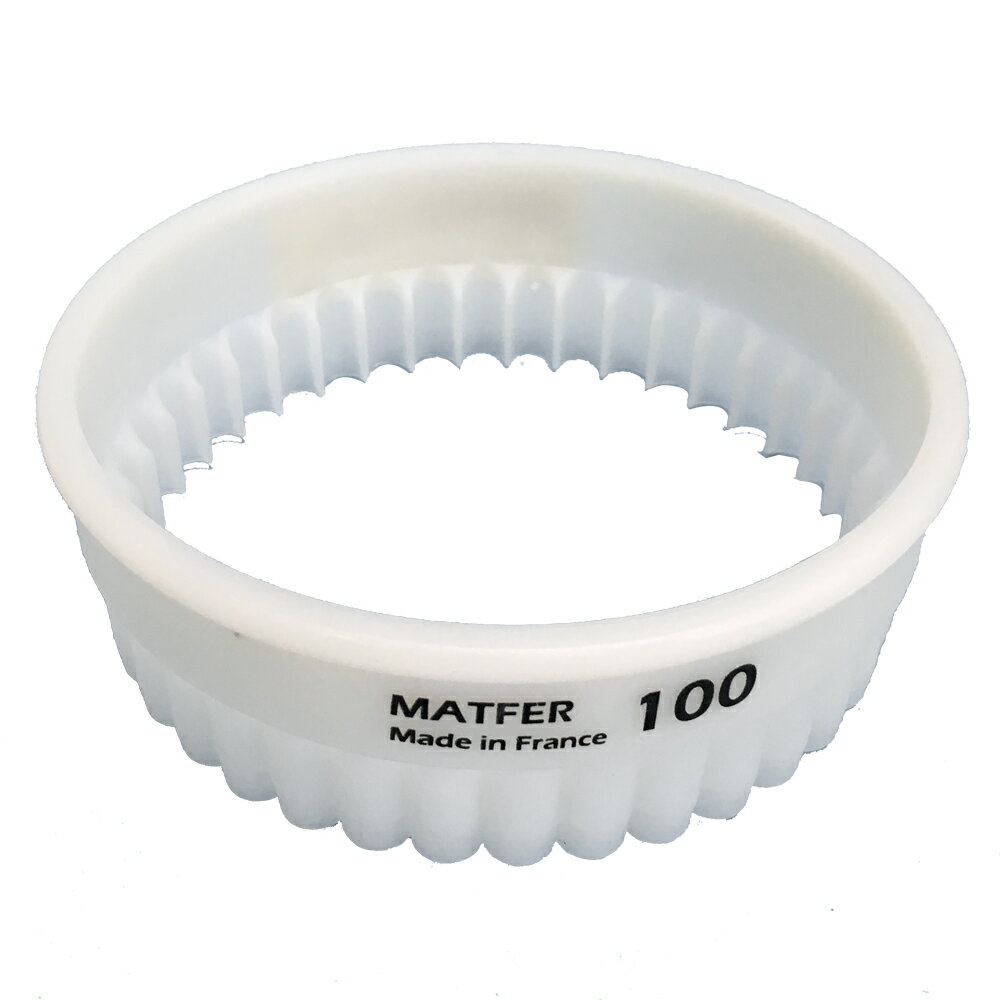 フランス製　MATFER　マトファー　エグゾグラス　丸ギザ抜き型 100mm [79795]