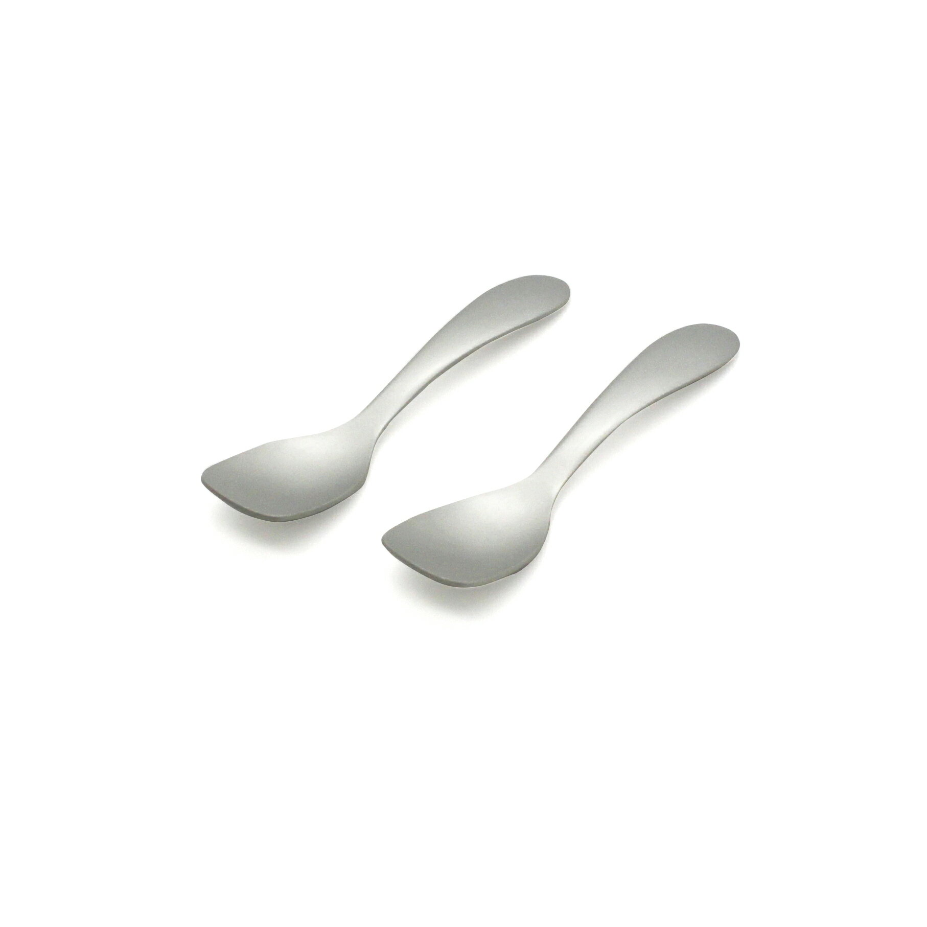 【メール便】スッとすくえるアイスクリームスプーン　シルバー2本組