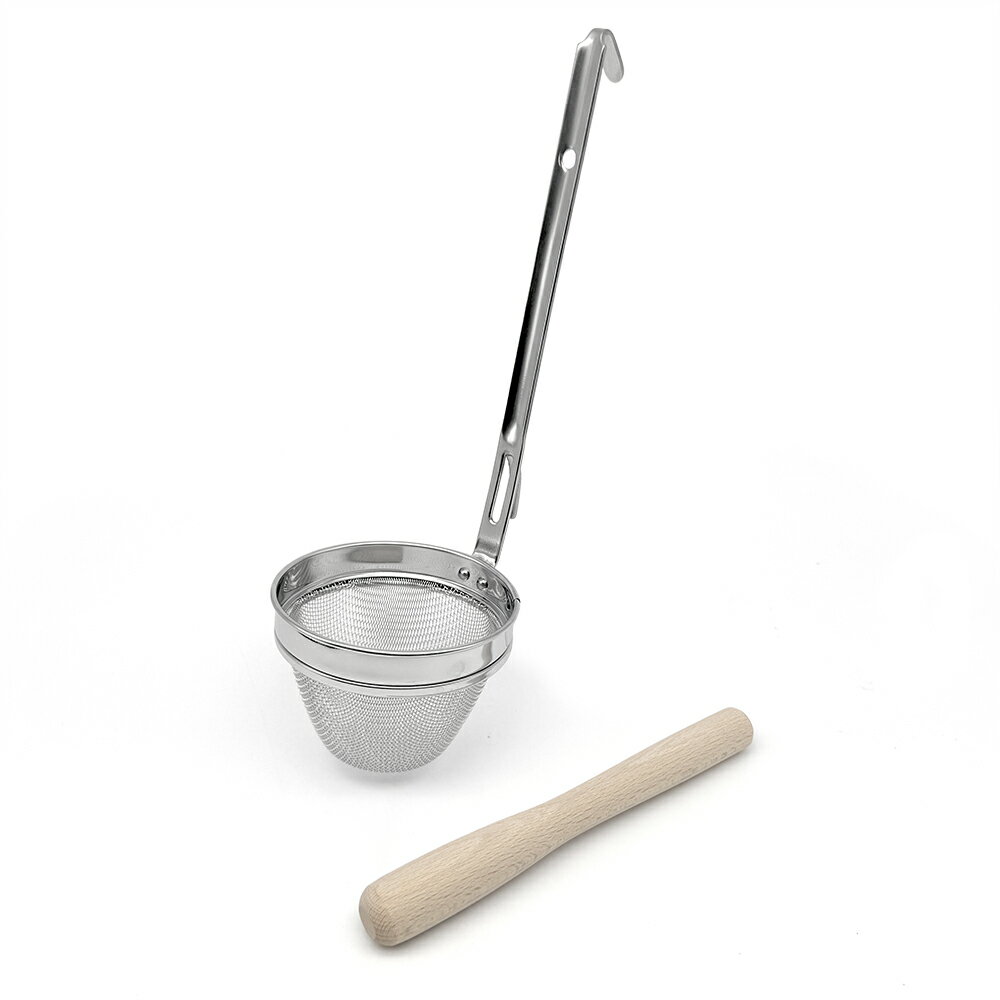 Rakuten - 日本製　共柄万能こし器　こし棒付　みそこし　味噌漉し