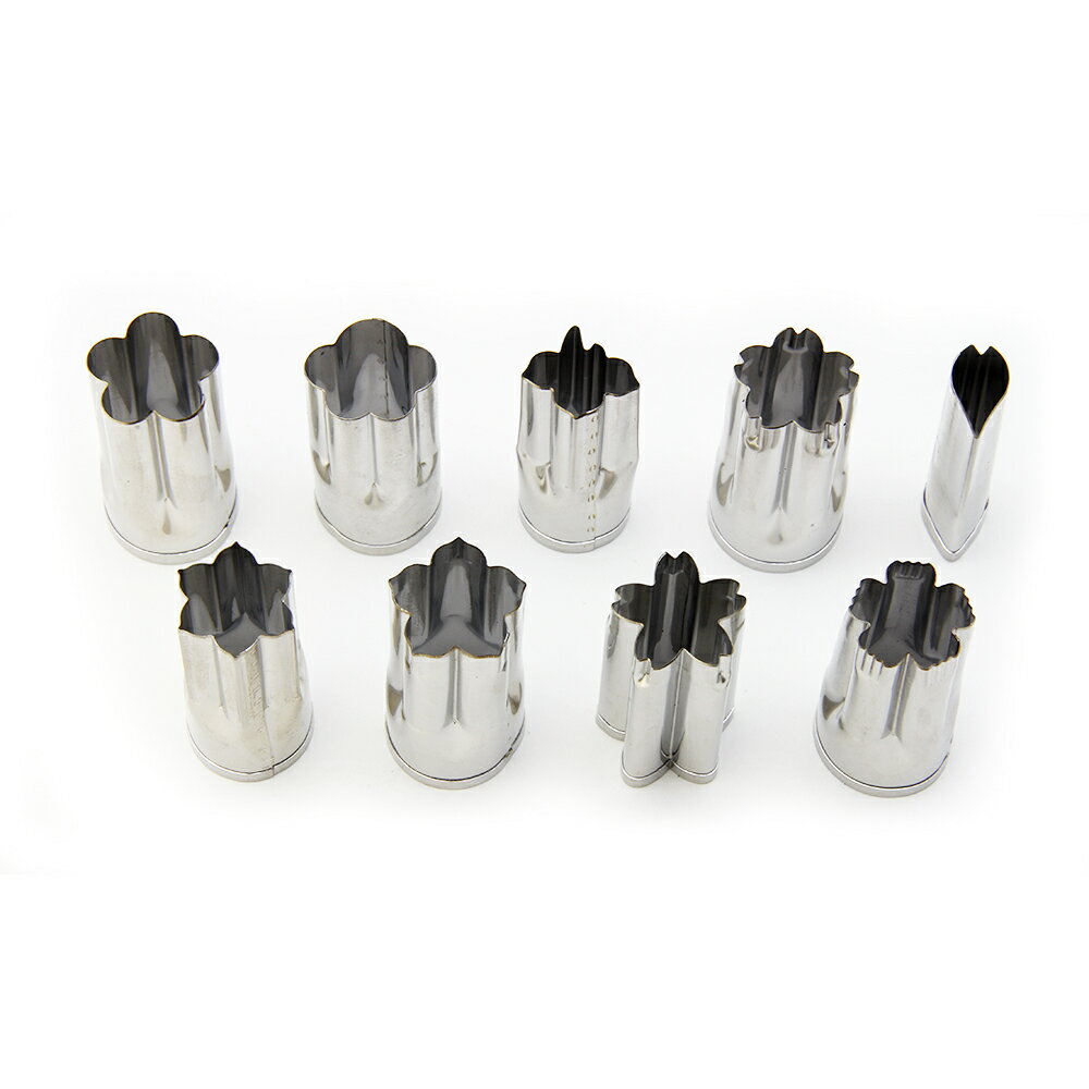 生抜　四季の花 【中】9種類セット　小さい抜型　［和食・和菓子・洋菓子・お弁当］