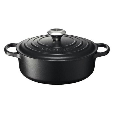 LE CREUSET　ル・クルーゼ　シグニチャー　ココットジャポネーズ　24cm　マットブラック　21179-24-00　[琺瑯・両手鍋]