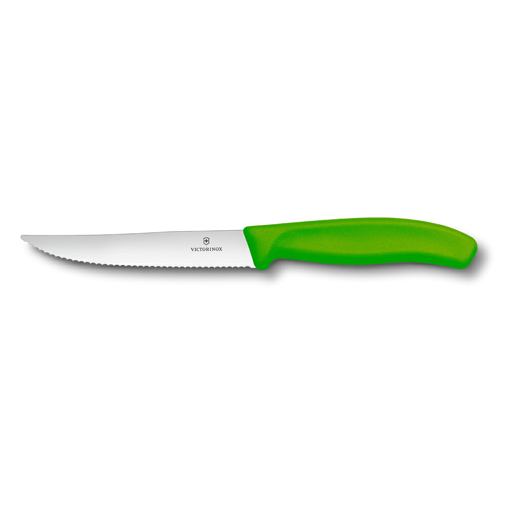 VICTORINOX　ビクトリノックス　グルメナイフ／グルメステーキナイフ／ステーキ&ピッツァナイフ　グリーン　6.7936.12L4（E または X1）