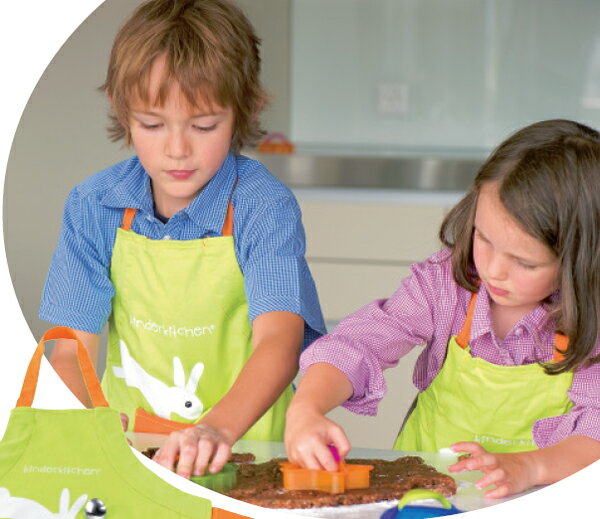 クーンリコン（KUHN RIKON)　ラビットエプロン（ステンレススプーン付）　　［子供用エプロン・前掛け・兎・うさぎ・ウサギ］