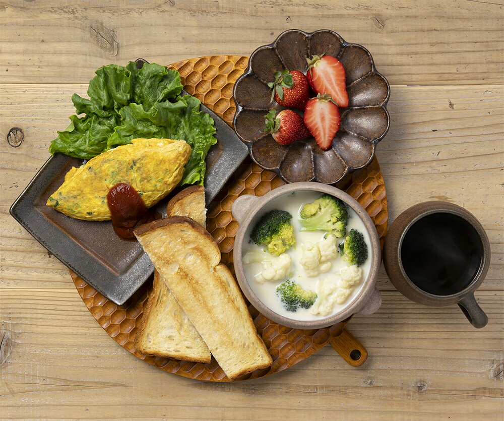 Rakuten - 前田量子先生考案　ラクヤセ　食器セット　朝 モーニング/朝食/痩せ食器/無理しないダイエット