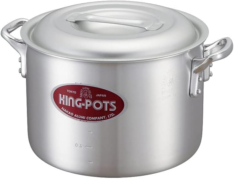 Rakuten - キング 半寸胴鍋27cm　N-2 業務用アルミ鍋（在）中尾アルミ キングポット NAKAO KING POTS 日本製